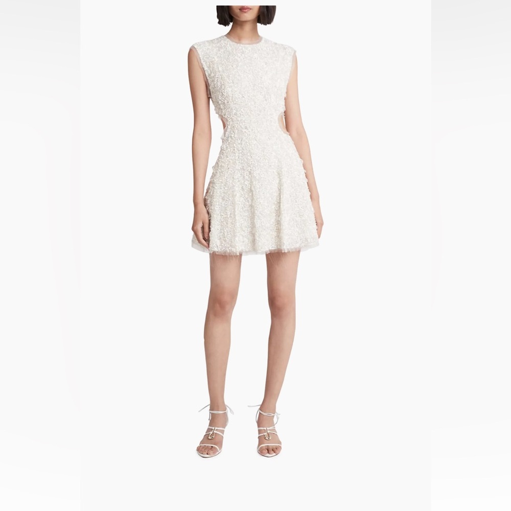 Aje Mirage Sequin-Embroidered Minidress
